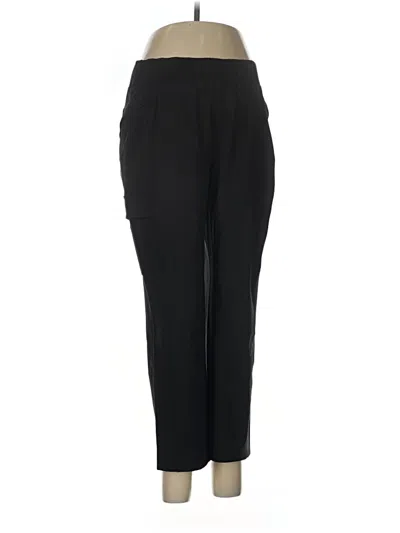 Pre-owned Eddie Bauer Dress Pants In Black