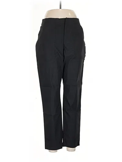 Pre-owned Eddie Bauer Dress Pants In Black