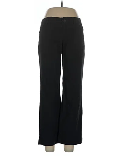 Pre-owned Eddie Bauer Dress Pants In Black