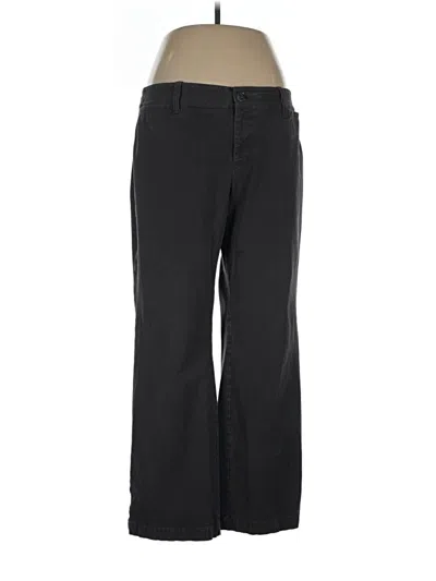 Pre-owned Eddie Bauer Dress Pants In Black