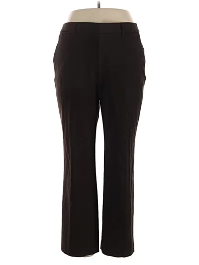 Pre-owned Eddie Bauer Dress Pants In Black