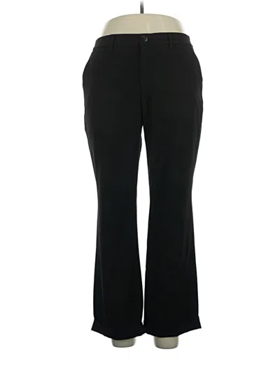 Pre-owned Eddie Bauer Dress Pants In Black