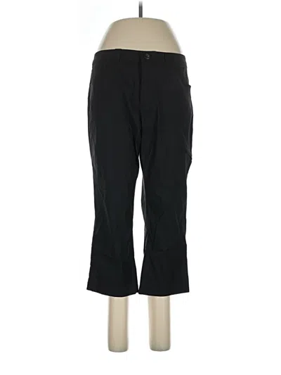 Pre-owned Eddie Bauer Dress Pants In Black