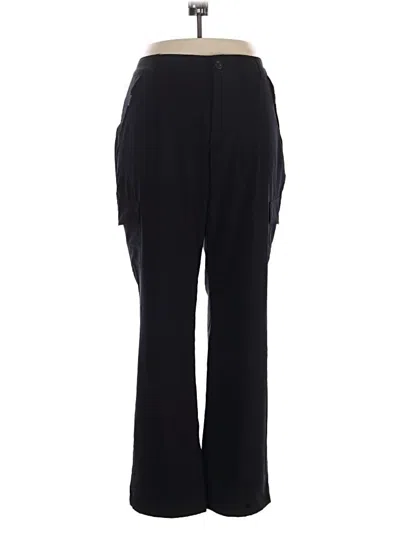 Pre-owned Eddie Bauer Dress Pants In Black