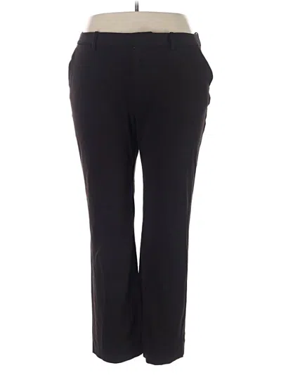 Pre-owned Eddie Bauer Dress Pants In Black