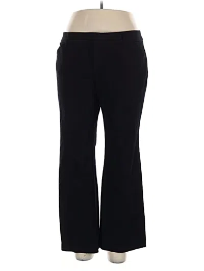 Pre-owned Eddie Bauer Dress Pants In Black