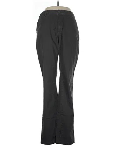 Pre-owned Eddie Bauer Dress Pants In Black