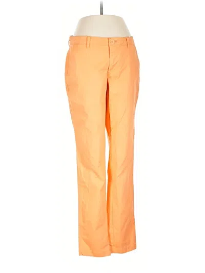 Pre-owned Eddie Bauer Dress Pants In Orange