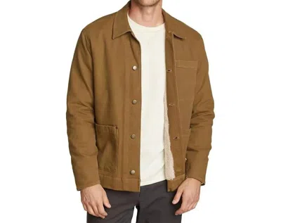 Eddie Bauer Elkhorn Canvas Workwear Shirt Jacket In Camel In Brown