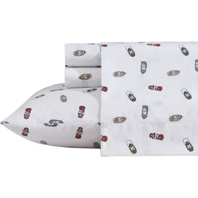 Eddie Bauer Explore Lantern Cotton Sheet Set In White
