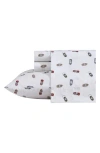Eddie Bauer Explore Lantern Twin Cotton Percale Sheet Set In White