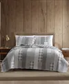 Eddie Bauer Fairview Reversible 2-pc. Quilt Set, Twin In Grey