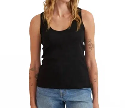 Eddie Bauer Favorite Scoop Neck Sleeveless Tank Top In Black