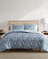 Eddie Bauer Fern Garden Reversible 2 Piece Comforter Set, Twin In Cabana Blue