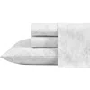 Eddie Bauer Fish Atol 200 Thread Count 100% Cotton Percale Sheet Set In Light Grey