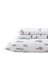 Eddie Bauer Kids Fish Lake Ultra Soft Sheet Set In White