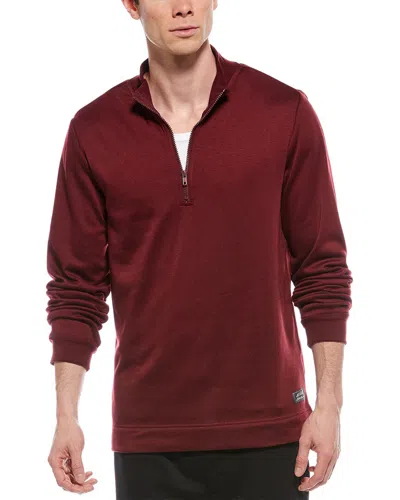 Eddie Bauer Fleece 1/4-zip In Red