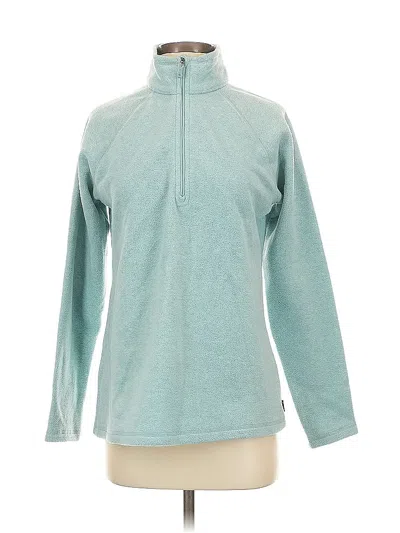 Pre-owned Eddie Bauer Fleece Jacket In Blue