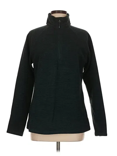 Pre-owned Eddie Bauer Fleece Jacket In Blue