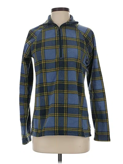 Pre-owned Eddie Bauer Fleece Jacket In Blue