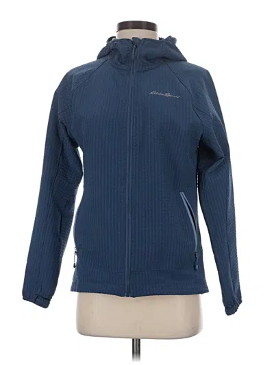 Pre-owned Eddie Bauer Fleece Jacket In Blue