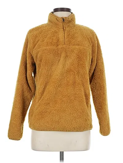 Pre-owned Eddie Bauer Fleece Jacket In Brown