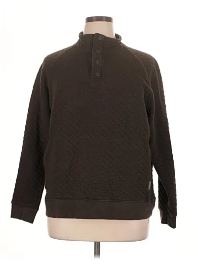 Pre-owned Eddie Bauer Fleece Jacket In Brown