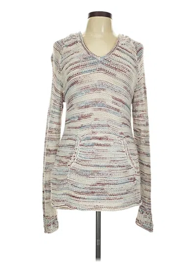 Pre-owned Eddie Bauer Fleece Jacket In Gray