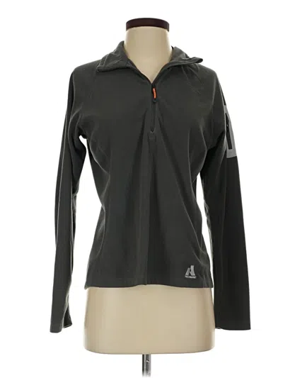 Pre-owned Eddie Bauer Fleece Jacket In Gray