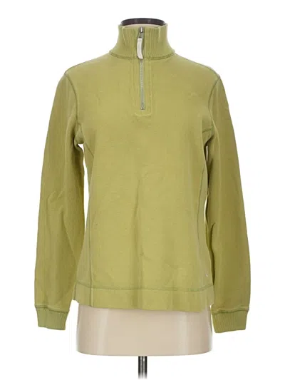 Pre-owned Eddie Bauer Fleece Jacket In Green