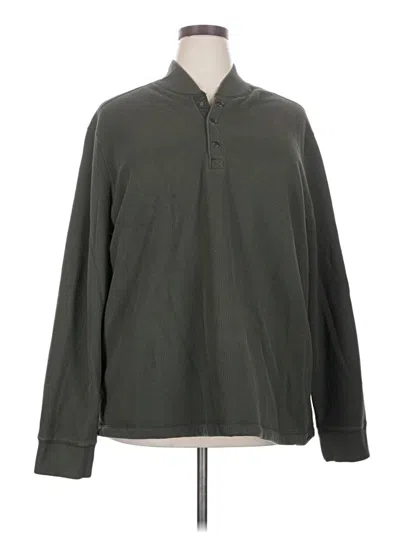 Pre-owned Eddie Bauer Fleece Jacket In Green