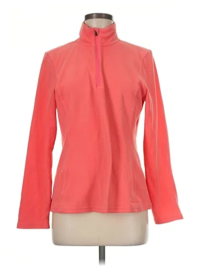 Pre-owned Eddie Bauer Fleece Jacket In Orange