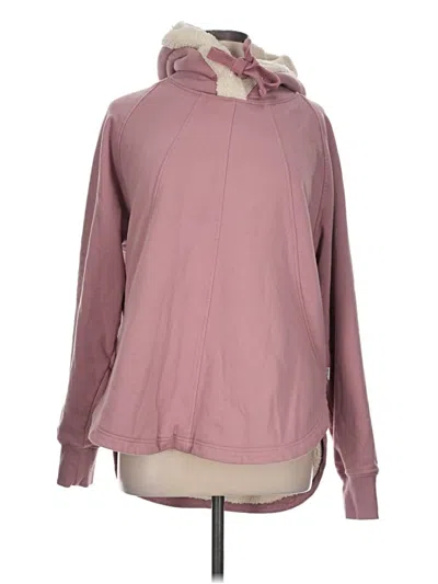 Pre-owned Eddie Bauer Fleece Jacket In Pink