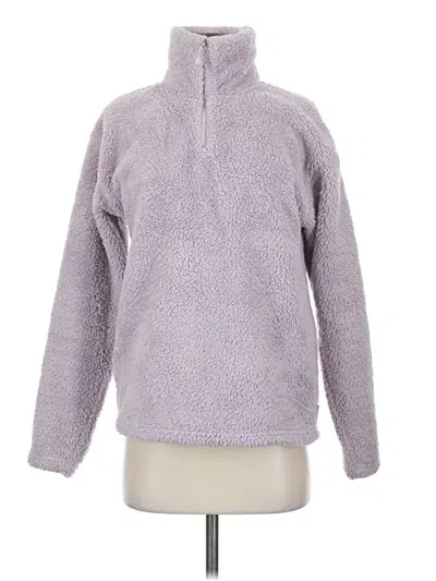 Pre-owned Eddie Bauer Fleece Jacket In Purple