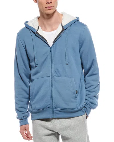 Eddie Bauer Fleece Zip Hoodie In Blue