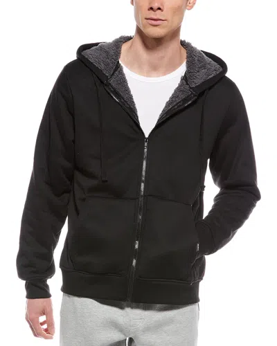 Eddie Bauer Fleece Zip Hoodie In Black