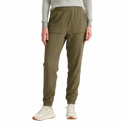 Eddie Bauer Flexion Lined 3.0 Pull On Jogger Pants In Alder Olive Green In Multi