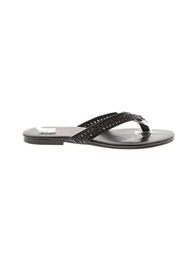 Pre-owned Eddie Bauer Flip Flops In Black