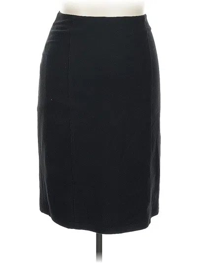 Pre-owned Eddie Bauer Formal Skirt In Black