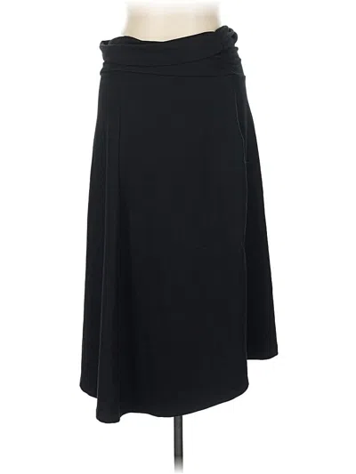 Pre-owned Eddie Bauer Formal Skirt In Black
