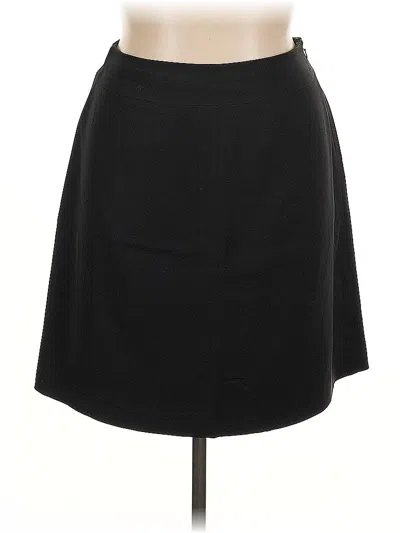 Pre-owned Eddie Bauer Formal Skirt In Black