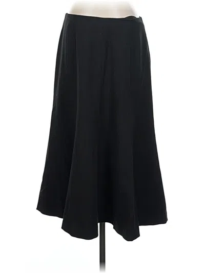 Pre-owned Eddie Bauer Formal Skirt In Black