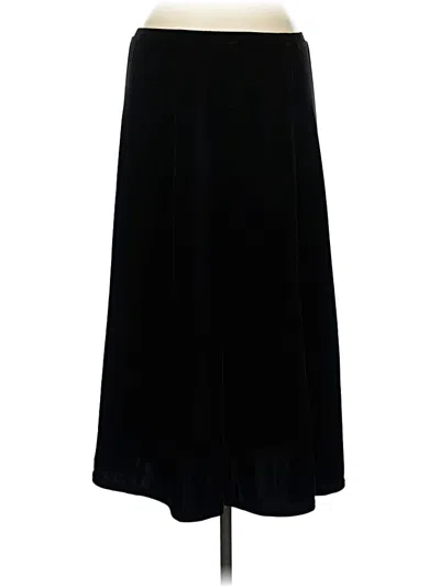 Pre-owned Eddie Bauer Formal Skirt In Black