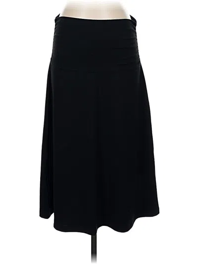 Pre-owned Eddie Bauer Formal Skirt In Black