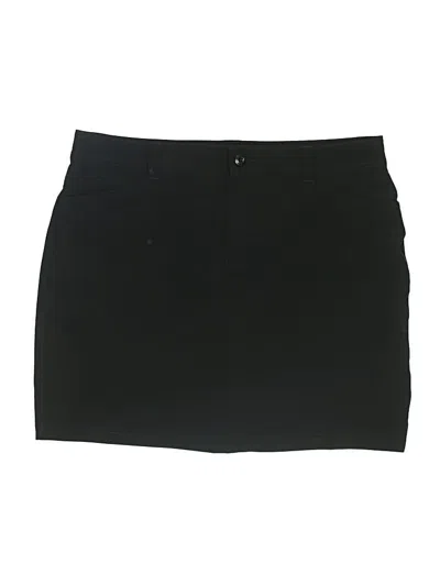Pre-owned Eddie Bauer Formal Skirt In Black
