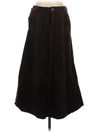 Pre-owned Eddie Bauer Formal Skirt In Black