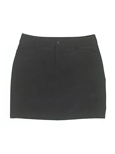 Pre-owned Eddie Bauer Formal Skirt In Black