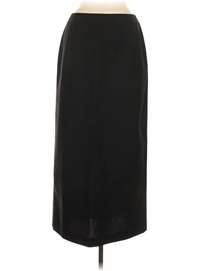 Pre-owned Eddie Bauer Formal Skirt In Black