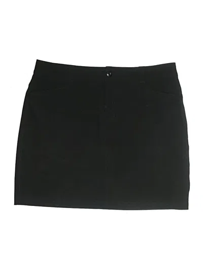 Pre-owned Eddie Bauer Formal Skirt In Black