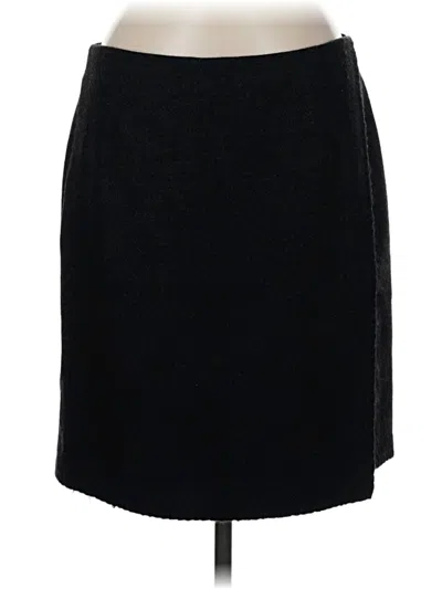 Pre-owned Eddie Bauer Formal Skirt In Black